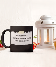 Haiku Mug Coffee Cup gift for Teacher