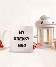 My Brekky Mug, My Brekky coffee cup