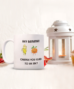 Funny Banana Orange mug, Funny Banana Orange coffee cup