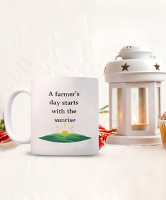 Farmers Day Sunrise Mug Homestead Farm Life Mug