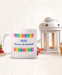 100 Days of School Coffee Mug gift for Teacher gift for Student