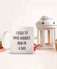 Funny Hobbies for Dad Ceramic White Coffee Mug gift for Father's Day