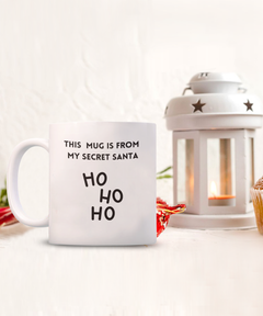 Secret Santa mug, Secret Santa coffee cup