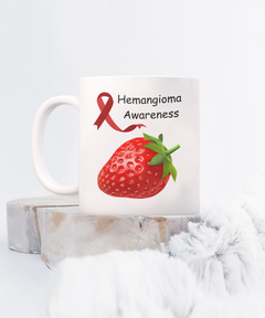 Hemangioma Awareness Strawberry Birthmark Ceramic Mug