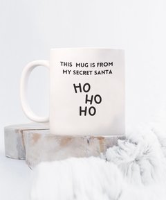 Secret Santa mug, Secret Santa coffee cup