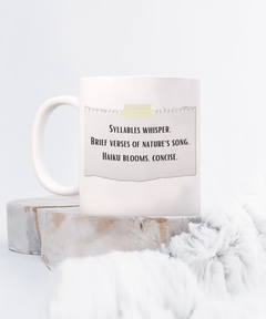 Haiku Mug Coffee Cup gift for Teacher