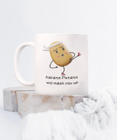 Karate Potato Funny Coffee Mug gift for someone who loves Karate Dojo gift for Sensei