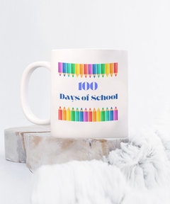 100 Days of School Coffee Mug gift for Teacher gift for Student