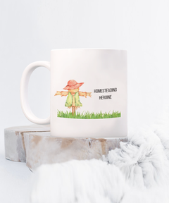 Homesteading Heroine mug, Homestead coffee cup