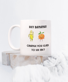 Funny Banana Orange mug, Funny Banana Orange coffee cup