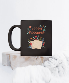 Happy Passover Black Ceramic Mug Gift for Passover