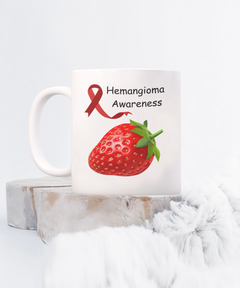 Hemangioma Awareness Strawberry Birthmark Ceramic Mug