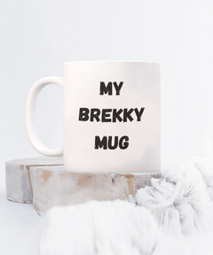 My Brekky Mug, My Brekky coffee cup