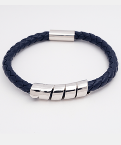 To the Best Dad Ever on Valentine's Day Blue Bracelet gift for him