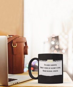 Haiku Mug Coffee Cup gift for Teacher