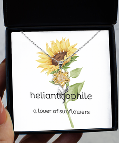 Sunflower Necklace, Sunflower Jewelry