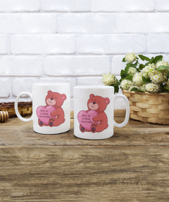 Love is a Bear Necessity Coffee Mug 11oz 15oz white or black ceramic mug gift for Valentine's Day Birthday Anniversary