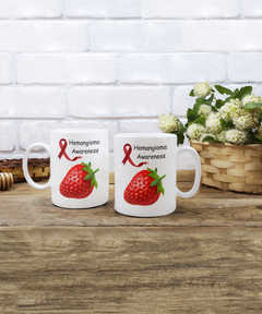 Hemangioma Awareness Strawberry Birthmark Ceramic Mug