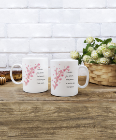 Cherry Blossom mug Chinese New Year Spring Lunar New Year