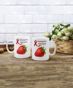 Hemangioma Awareness Strawberry Birthmark Ceramic Mug